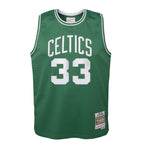 Boston Celtics Larry Bird Mitchell & Ness Kelly Green 1985-86 Hardwood Classics Swingman Jersey