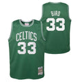 Boston Celtics Larry Bird Mitchell & Ness Kelly Green 1985-86 Hardwood Classics Swingman Jersey