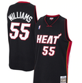 Miami Heat Jason Williams 2005-06 Mitchell & Ness Black/Red Basketball Jersey