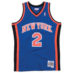 Mitchell & Ness Knicks 1998 Larry Johnson Road Jersey