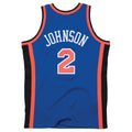 Mitchell & Ness Knicks 1998 Larry Johnson Road Jersey