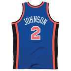 Mitchell & Ness Knicks 1998 Larry Johnson Road Jersey