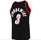 Men's Damon Stoudamire Portland Trail Blazers Mitchell & Ness Hardwood Classics Swingman Jersey - Black