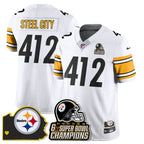 PIT 6-Time Champions Patch Vapor Limited Jersey