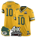 GB 4-Time Champions Patch Vapor Limited Jersey