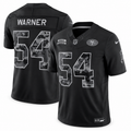 Men’s Fred Warner #54 San Francisco 49ers 2026 Salute to Service Stitched Limited Jersey – Black