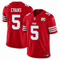 Men's Mike Evans #5 San Francisco 49ers Team Vapor F.U.S.E. Stitched Limited Jersey