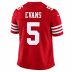 Men's Mike Evans #5 San Francisco 49ers Team Vapor F.U.S.E. Stitched Limited Jersey
