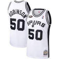 San Antonio Spurs David Robinson 1998-99 Mitchell & Ness White Basketball Jersey