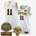 NYK 2026 NBA Eastern Conference Champions White Gold Edition Jersey - Stitched