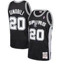 San Antonio Spurs Manu Ginobili 2002-03 Mitchell & Ness Black Basketball Jersey