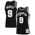 San Antonio Spurs Tony Parker 2001-02 Mitchell & Ness Black Basketball Jersey