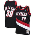Portland Trail Blazers Rasheed Wallace 1999-00 Mitchell & Ness Black Basketball Jersey