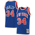 New York Knicks Charles Oakley 1991-92 Mitchell & Ness Blue Basketball Jersey