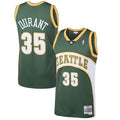 Seattle Supersonics Kevin Durant Green 2007-08 Hardwood Classics Swingman Jersey