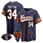 CHI Illinois Patch Baseball Jersey - All Stitched