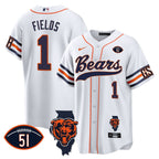 CHI Illinois Patch Baseball Jersey - All Stitched