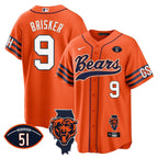 CHI Illinois Patch Baseball Jersey - All Stitched