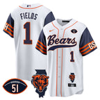 CHI Illinois Patch Baseball Jersey - All Stitched