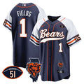 CHI Illinois Patch Baseball Jersey - All Stitched