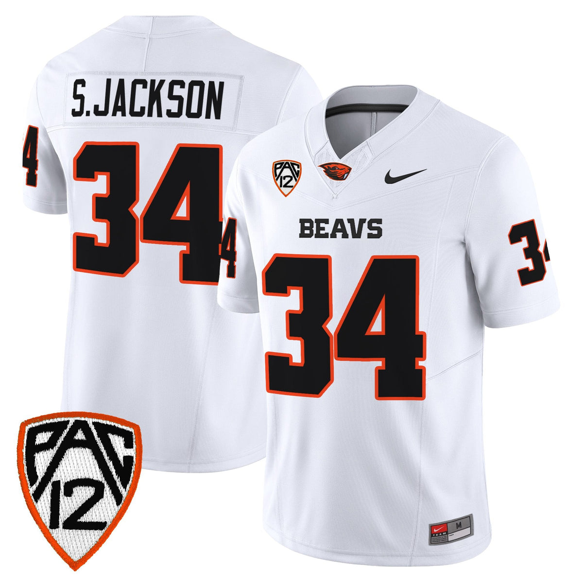 Men's Oregon State Beavers 2025 Vapor Limited Jersey - All Stitched