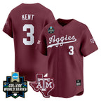 Men's Texas A&M Aggies 2024 College World Series Vapor Premier Limited Jersey - All Stitched