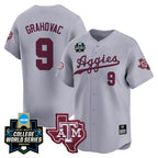 Men's Texas A&M Aggies 2024 College World Series Vapor Premier Limited Jersey - All Stitched