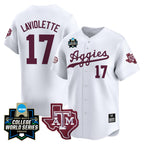 Men's Texas A&M Aggies 2024 College World Series Vapor Premier Limited Jersey - All Stitched