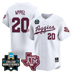 Men's Texas A&M Aggies 2024 College World Series Vapor Premier Limited Jersey - All Stitched