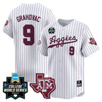 Men's Texas A&M Aggies 2024 College World Series Vapor Premier Limited Jersey - All Stitched