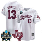 Men's Texas A&M Aggies 2024 College World Series Vapor Premier Limited Jersey - All Stitched