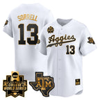 Men's Texas A&M Aggies 2024 College World Series Vapor Premier Limited Jersey - All Stitched