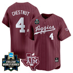 Men's Texas A&M Aggies 2024 College World Series Vapor Premier Limited Jersey - All Stitched