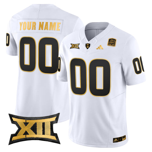 Arizona State Sun Devils 2024 Gold Vapor Limited Custom Jersey - All Stitched