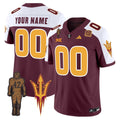 Arizona State Sun Devils 2024 Pat Tillman Honoring Patch Vapor Limited Custom Jersey - All Stitched