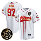 SF Faithful To The Bay Patch Baseball Jersey - All Stitched