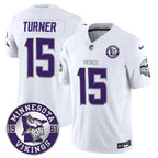 Minnesota Vikings 2024 Vapor Limited Jersey V2 - Est. 1961 Patch - All Stitched