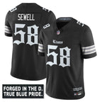 Detroit Lions 'Gothic Motor City Edition' Vapor Limited Jersey - All Stitched