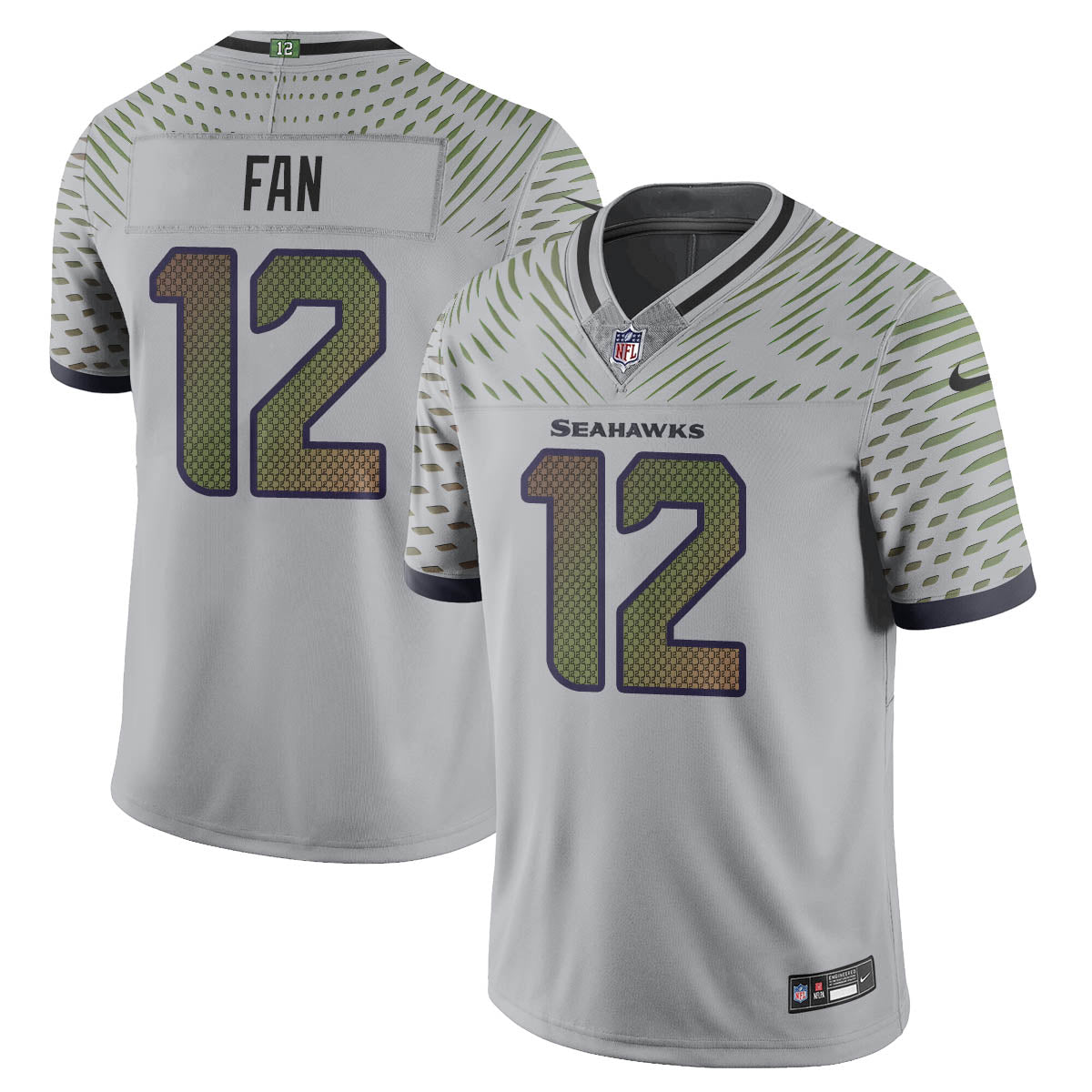 Seattle Seahawks F.U.S.E. Limited Rivalry Series Jersey - All Stitched