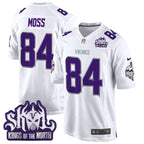 Minnesota Vikings King Of The North Patch Throwback Game Jersey - All Stitched