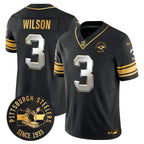Pittsburgh Steelers Throwback 1933 Patch Gold Vapor Limited Jersey - All Stitched