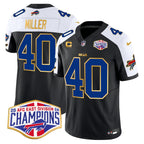 Bills 2024 AFC East Division Champions Gold Trim Vapor Limited Jersey - All Stitched