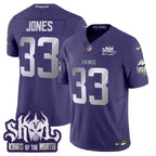 Minnesota Vikings 2025 Winter Warrior Skol Patch Vapor Limited Jersey - All Stitched