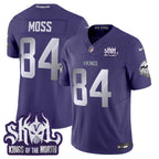 Minnesota Vikings 2025 Winter Warrior Skol Patch Vapor Limited Jersey - All Stitched