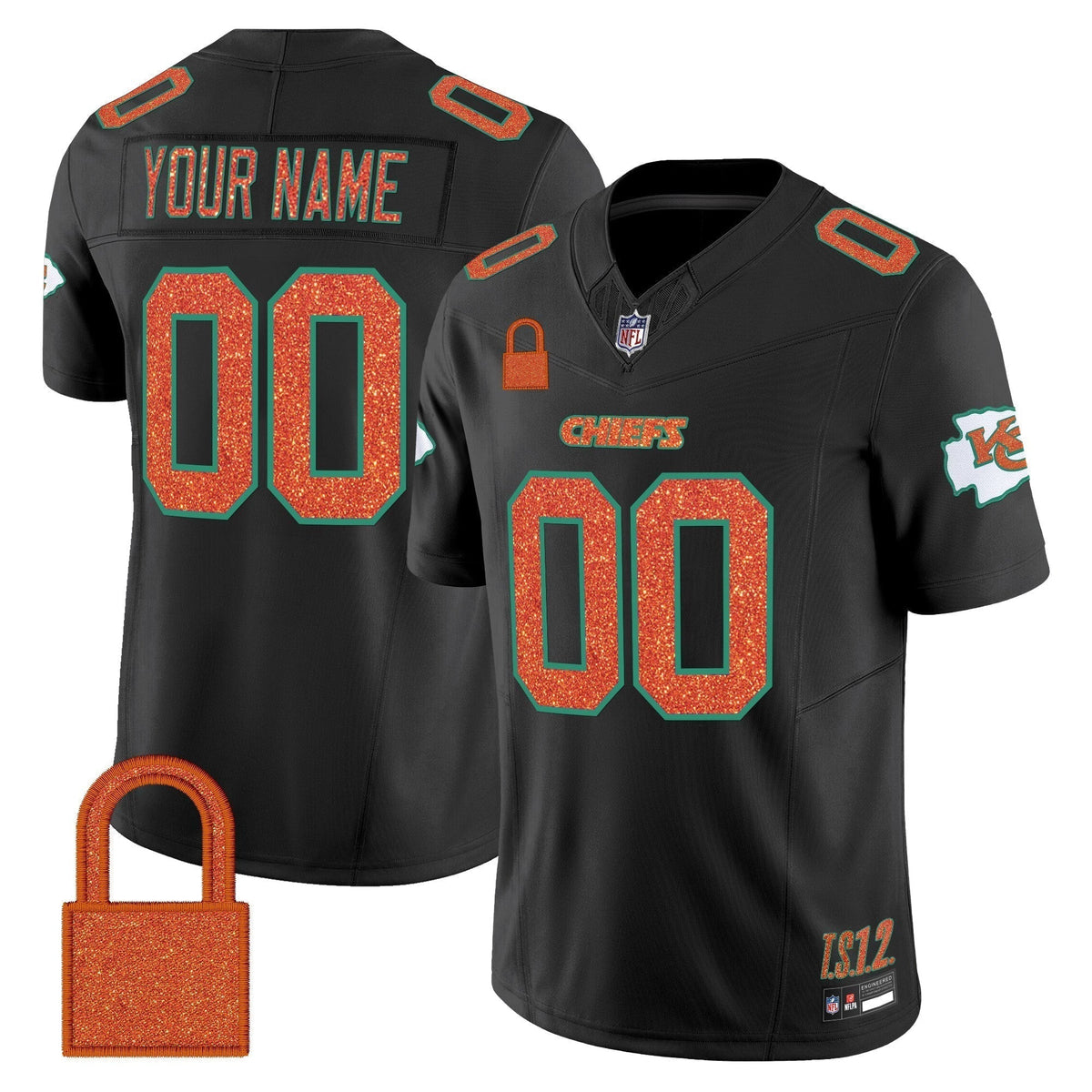 Kansas City Chiefs 'Taylor Swift - TS12 - The Life of a Showgirl' Vapor Limited Custom Jersey - All Stitched
