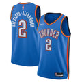 Oklahoma City Thunder Icon Edition Swingman Jersey Blue Shai Gilgeous Alexander Unisex | RTJ13353