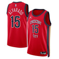 New Orleans Pelicans Jordan Brand Statement Editionswingman Jersey Red Jose Alvarado Unisex | RTJ13345
