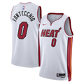 Miami Heat Association Edition Swingman Jersey White Simone Fontecchio Unisex | RTJ13337