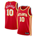 Atlanta Hawks Icon Swingman Jersey Red Zaccharie Risacher Unisex | RTJ13294
