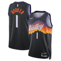 Phoenix Suns 202526 City Edition Swingman Jersey Black Devin Booker Unisex | RTJ13259
